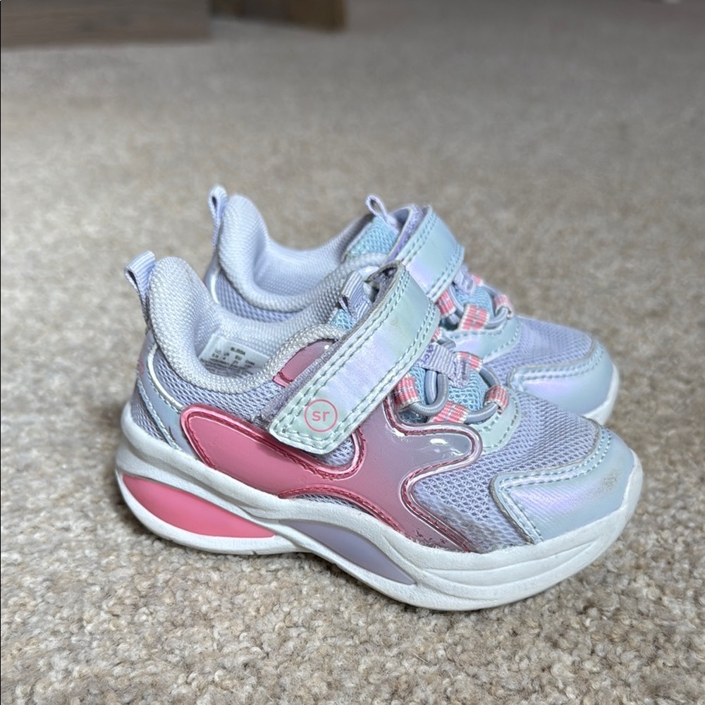 Stride Rite Pink/Purple Light Up Sneakers